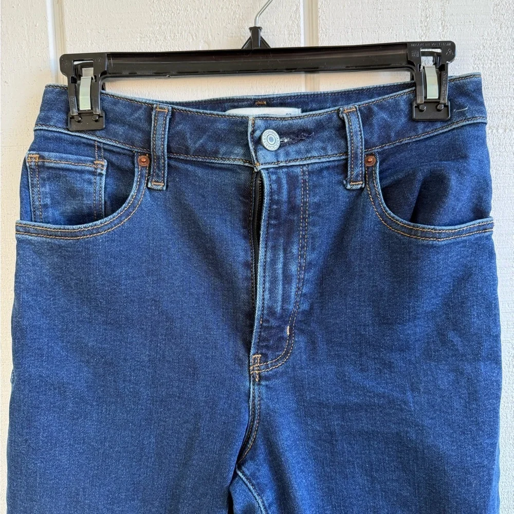 Abercrombie & Fitch Super Skinny Ankle High Rise Curve Love Size 27/4S Dark Wash